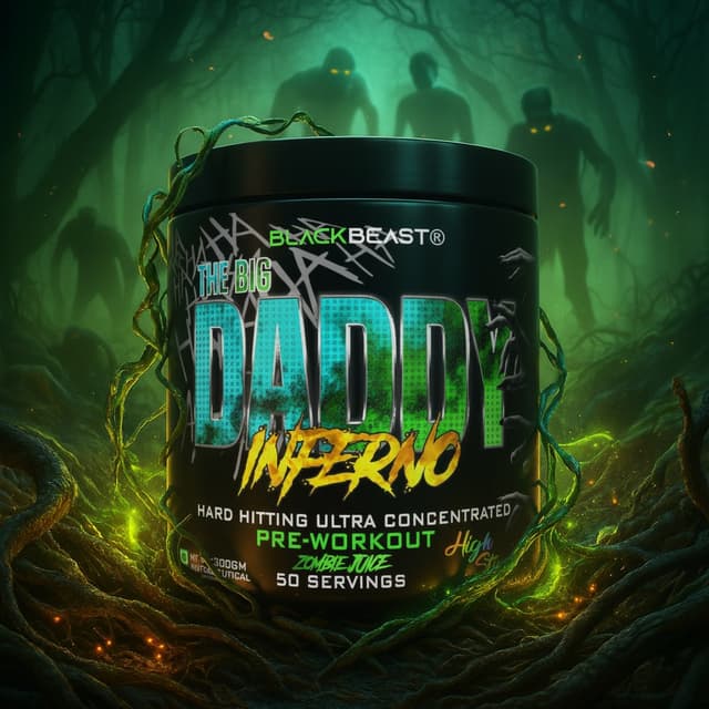 Black Beast The Big Daddy Inferno Pre-Workout - Black Magic - Image 11